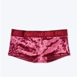 VS PINK Velvet Boyshort (XS)
